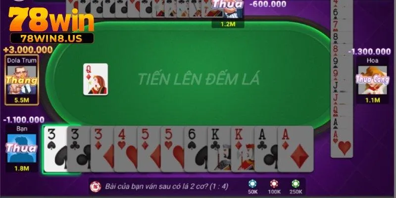 Tiến Lên Đếm Lá – Đấu Trí Đỉnh Cao Cùng Bet Thủ 78WIN 3 Luật chơi Tiến Lên Đếm Lá cần biết trước